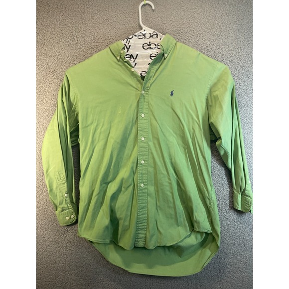 Ralph Lauren Other - Ralph Lauren Shirt Mens 16 1/2 Green Yarmouth Pinpoint Oxford Cotton Button Down